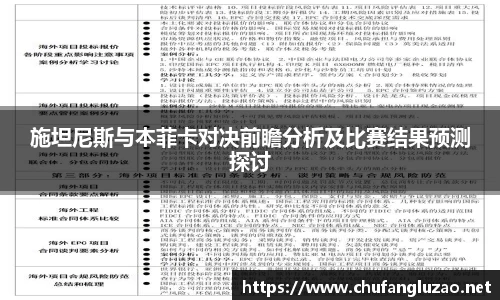 施坦尼斯与本菲卡对决前瞻分析及比赛结果预测探讨